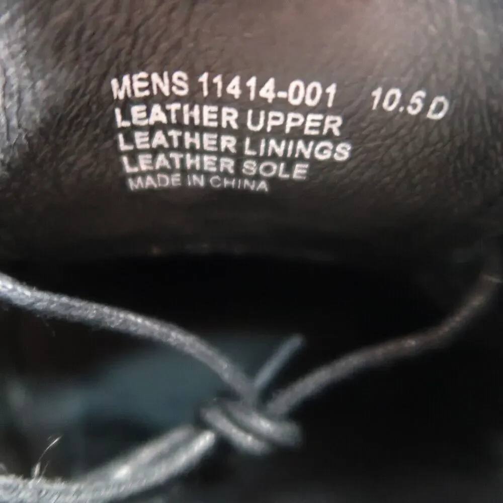 Florsheim Shoes Mens 10.5 Oxford Formal Classic Cap Toe Leather Dress Work Black